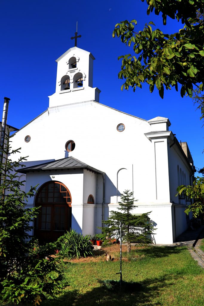 Sulina: katholische Kirche Sf. Nicolae (© Tobias Weger, 21.9.2019)